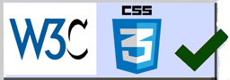 Logo von W3C-CSS3